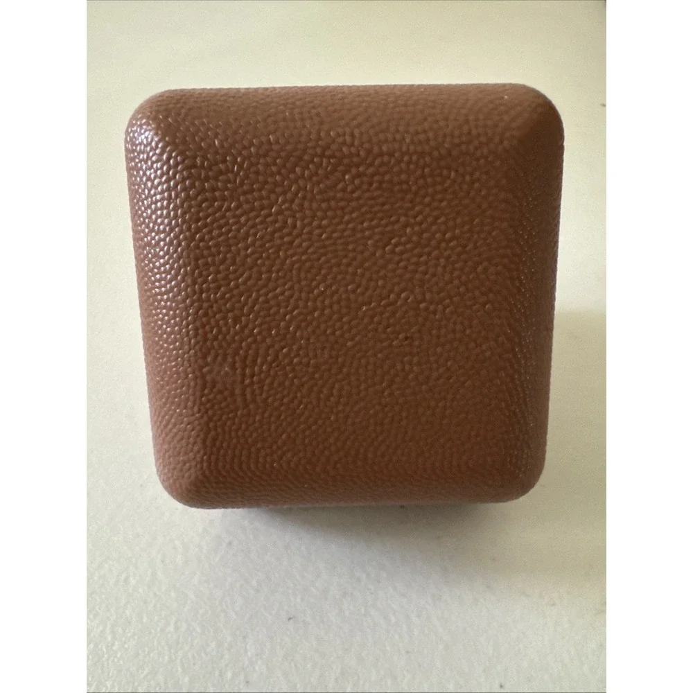 1980's Westclox Travel Alarm Clock, Brown Plastic Cover